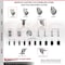 Service Caster 3 Inch 316SS Gray Poly Swivel 1-1/4 Inch Expanding Stem Caster Set Lock Brake SCC-SS316TTLEX20S314-PPUB-114-4 - alternate 3